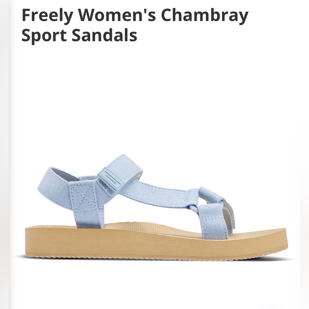 Freely Light Blue Women's Sport Sandals Size:10 NWT!!